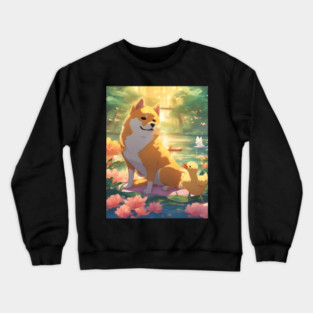 Shiba Alegre Pegadiza Crewneck Sweatshirt