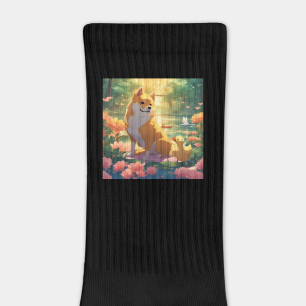 Shiba Alegre Pegadiza by animegirlnft