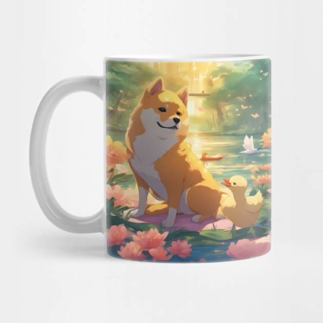 Shiba Alegre Pegadiza by animegirlnft
