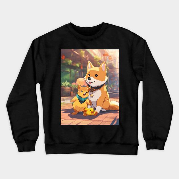 touch of mystery Crewneck Sweatshirt by animegirlnft