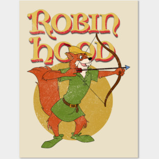 fox robin hood Posters and Art