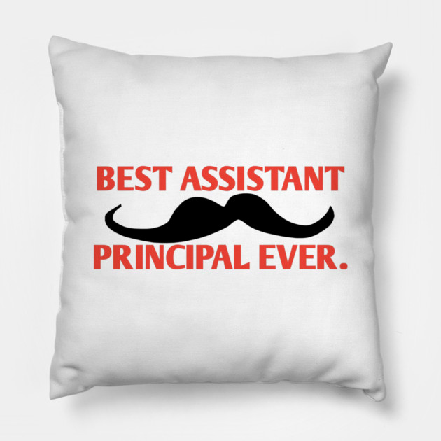 Best assistant principal ever, Gift For Male assistant principal Pillow by BlackMeme94