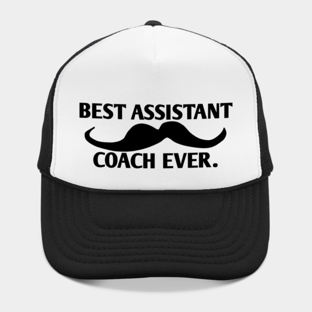 Best assistant coach ever, Gift for male assistant coach with mustache by BlackMeme94