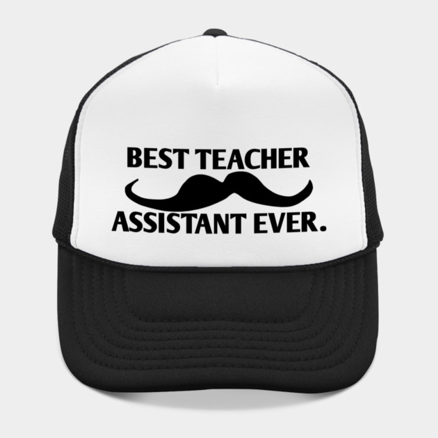 Best teacher assistant ever, Gift for male teacher assistant with mustache by BlackMeme94
