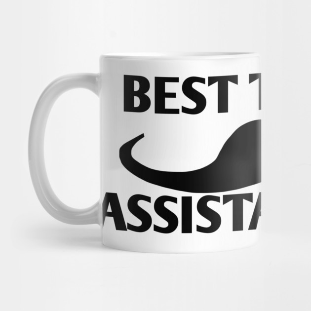 Best teacher assistant ever, Gift for male teacher assistant with mustache by BlackMeme94