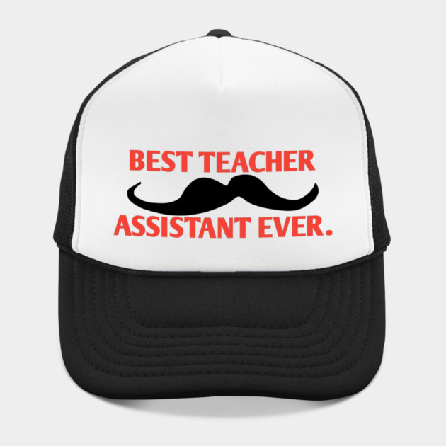 Best teacher assistant ever, Gift for male teacher assistant with mustache by BlackMeme94
