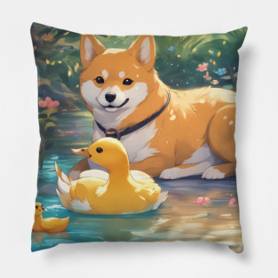 playful nature Pillow