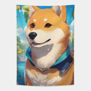 Shiba Of Desteny Tapestry
