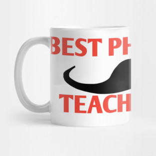 Best philosophy teacher ever, Gift for male philosophy teacher with mustache Mug