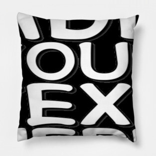 Add Your Text Here Custom Text Name Personalized Message Man's & Woman's Pillow
