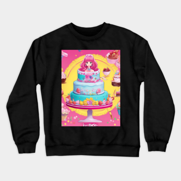 Anime Cake Wonderland Crewneck Sweatshirt by animegirlnft