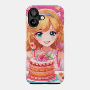Anime Cake Adventures Phone Case