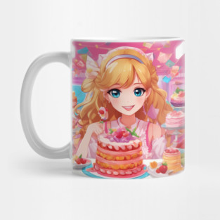 Anime Cake Adventures Mug