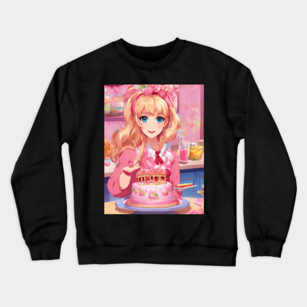 Sugary Anime Creations Crewneck Sweatshirt by animegirlnft