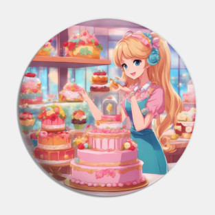 Anime Cake Extravaganza Pin