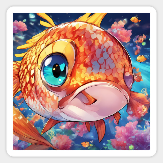 ocean of desteny Magnet by animegirlnft