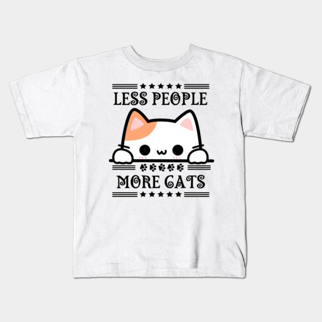 Cute-Cat Kids T-Shirt by BlackMeme94