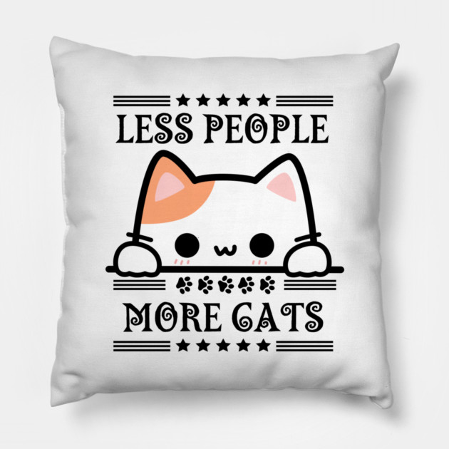 Cute-Cat Pillow by BlackMeme94