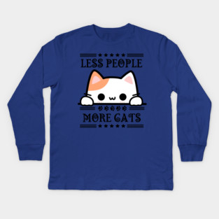 Cute-Cat Kids Long Sleeve T-Shirt