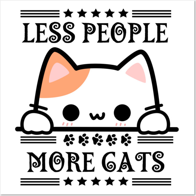 Cute-Cat Wall Art by BlackMeme94