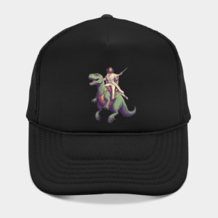 Jesus riding t rex, Funny Christian Design Hat