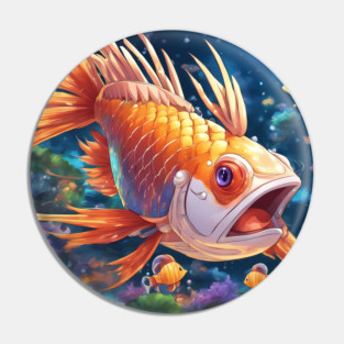 Sands Acedamy Angry Fish Pin