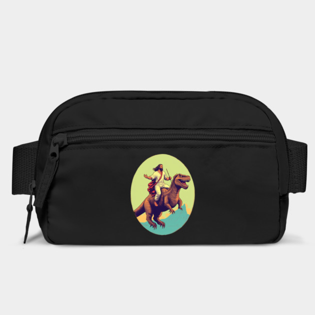 Jesus riding t rex, Funny Christian Design by logiamerch