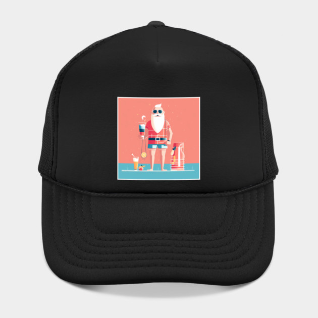 Funny Santa Tropical Christmas by logiamerch