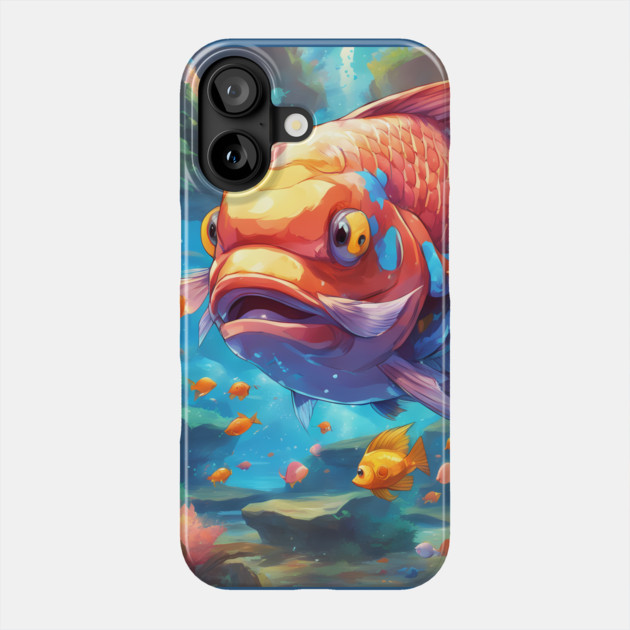 Furious Fins Phone Case by animegirlnft