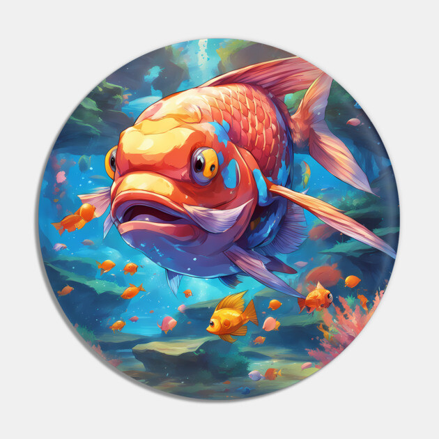 Furious Fins Pin by animegirlnft