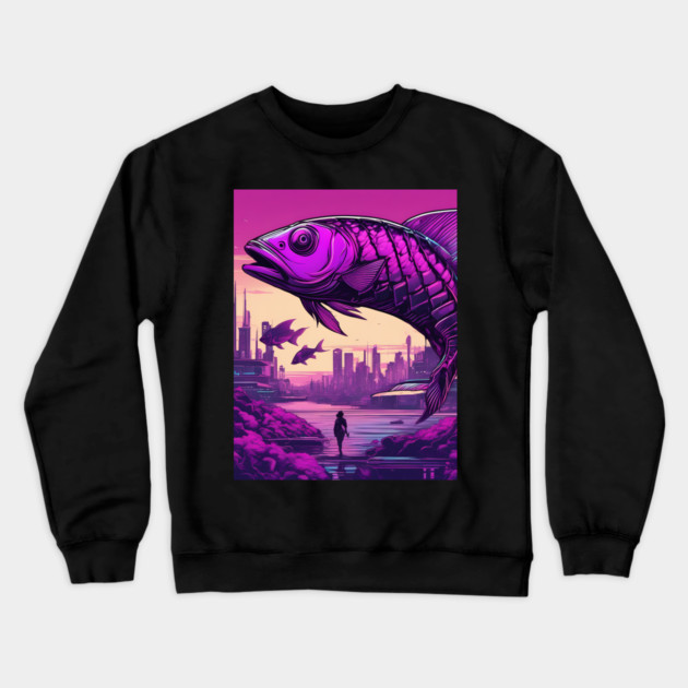 Vengeful Vortex Crewneck Sweatshirt by animegirlnft