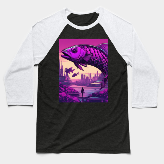 Vengeful Vortex Baseball T-Shirt by animegirlnft