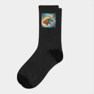 Fierce Aquatic Rebellion Socks