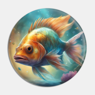Fierce Aquatic Rebellion Pin