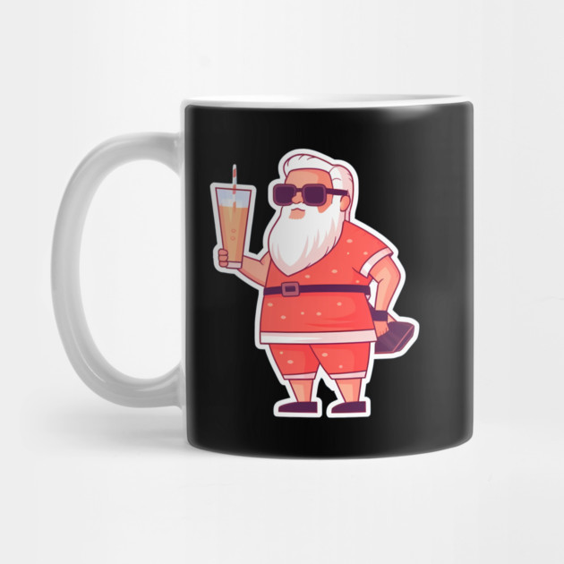 Funny Santa Tropical Christma by logiamerch