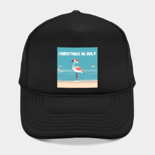 Xmas in July, Funny Flamingo Santa Tropical Christmas Hat
