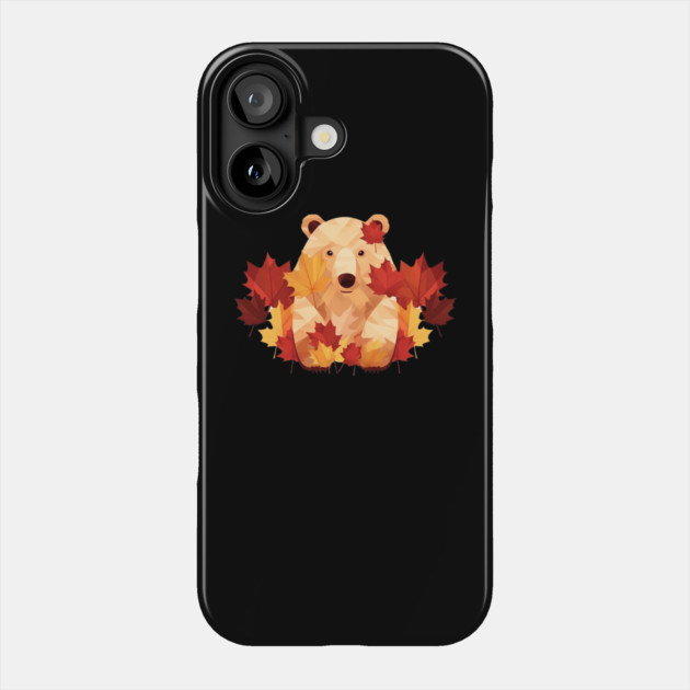 Bear with Maple leafs Canada Phone Case by logiamerch
