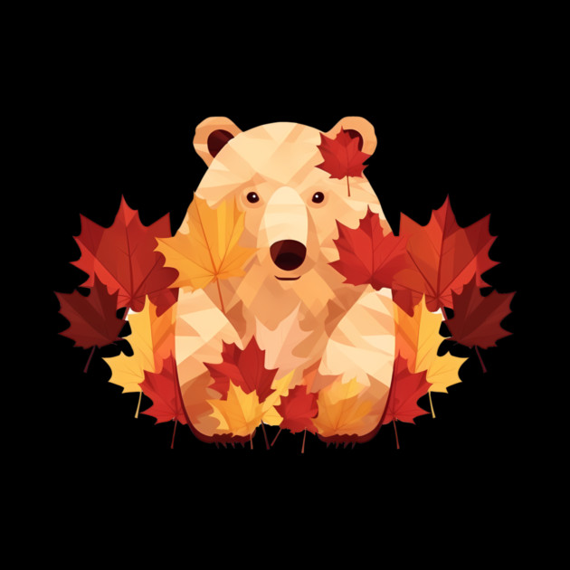 Bear with Maple leafs Canada by logiamerch