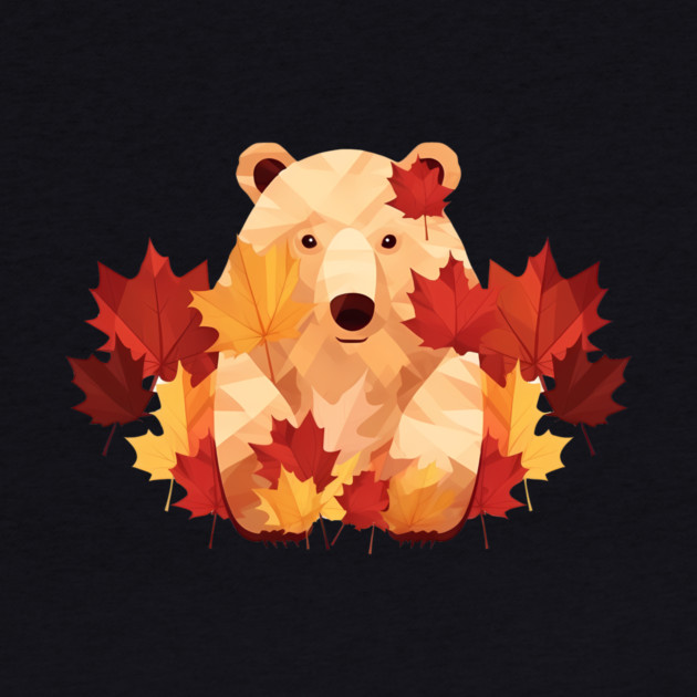 Bear with Maple leafs Canada by logiamerch