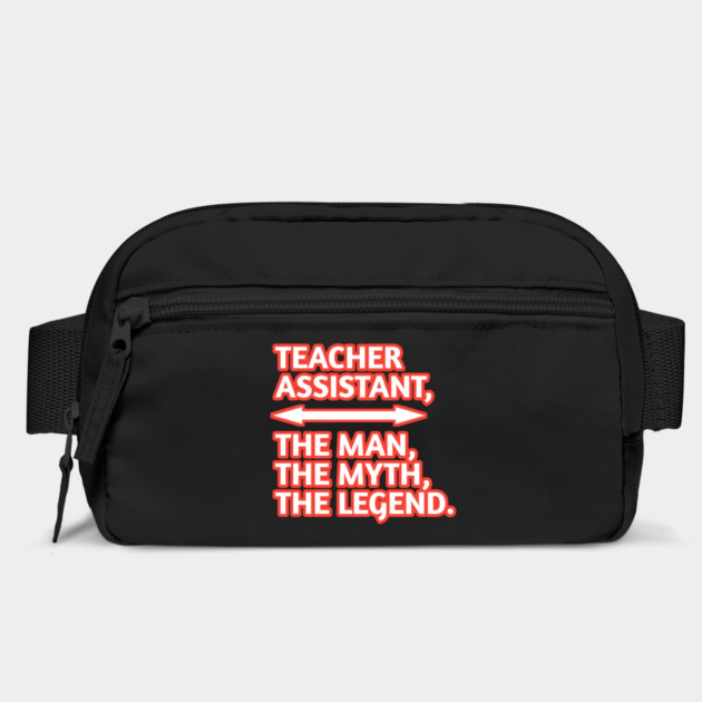 Teacher Assistant The Man The Myth The Legend, Gift for male teacher assistant by BlackMeme94
