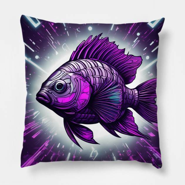 the fish's finblade Pillow by animegirlnft
