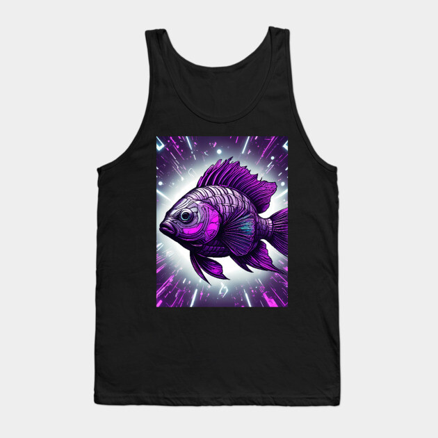 the fish's finblade Tank Top by animegirlnft