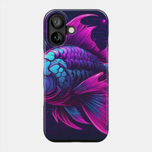 into the world of furious fish Phone Case