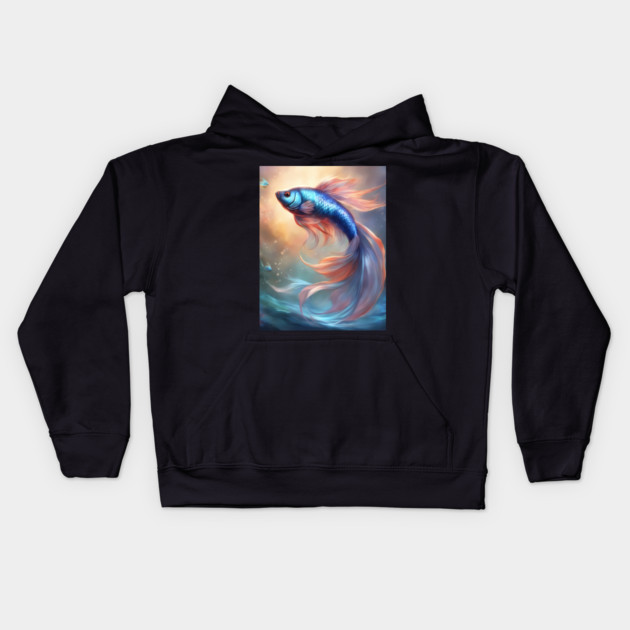 Battle Royale Betta Kids Hoodie by animegirlnft