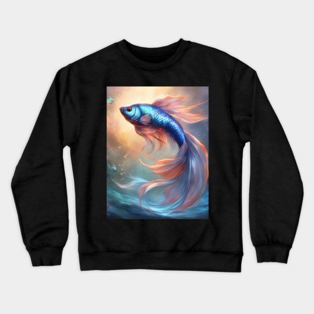 Battle Royale Betta Crewneck Sweatshirt by animegirlnft