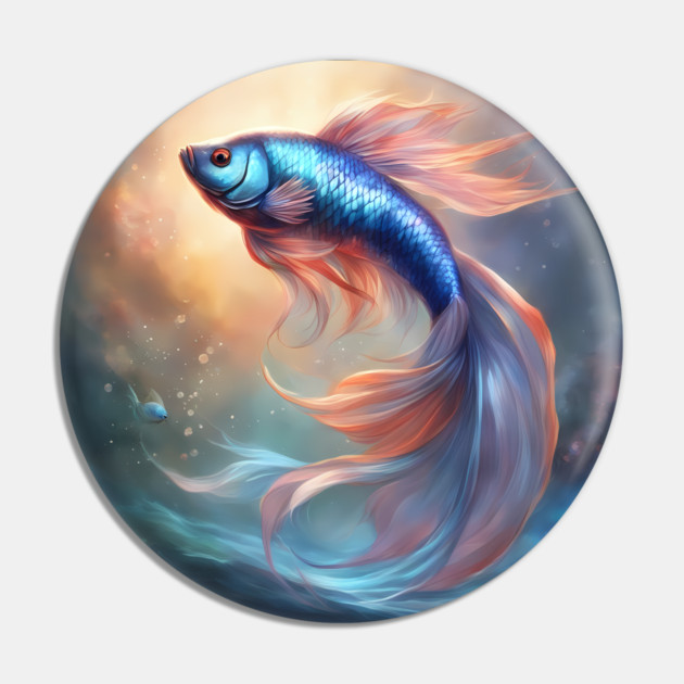 Battle Royale Betta Pin by animegirlnft