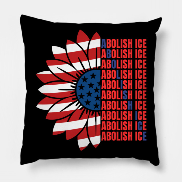 abolish-ice Pillow by BlackMeme94