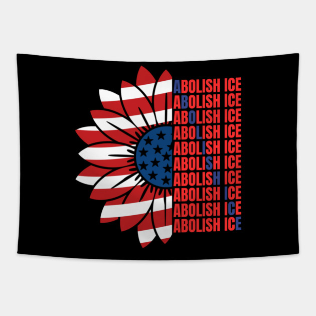 abolish-ice Tapestry by BlackMeme94