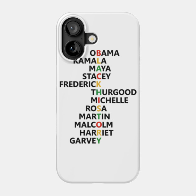 black-history Phone Case by BlackMeme94