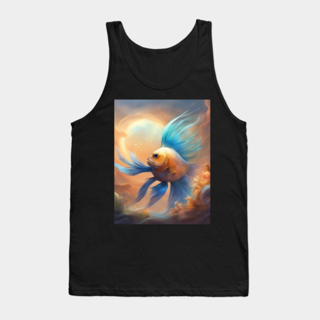 magnificent goldfish Tank Top by animegirlnft